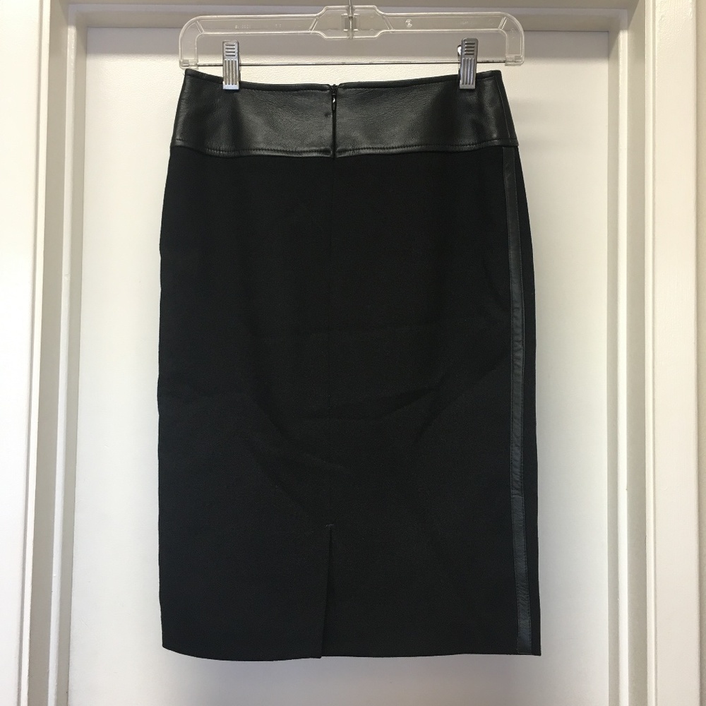 Dolce & Gabbana Skirt w Leather Trim - Picture 8 of 13